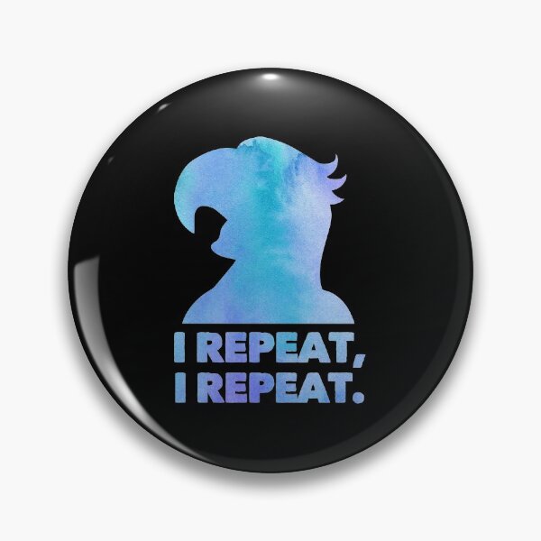 Item preview, Parrot - I Repeat - Blue designed and sold by ArqDezines.