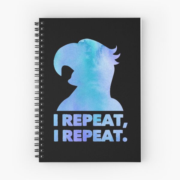 Item preview, Parrot - I Repeat - Blue designed and sold by ArqDezines.