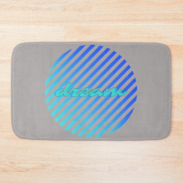 Item preview, Dream Dreamer Aqua Blue Teal Stripes designed and sold by RONZk.