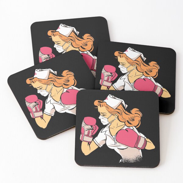 Item preview, enfermera boxeo designed and sold by Piztees.