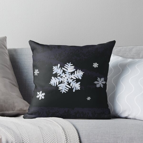 Item preview, Snowflakes winter (dark) designed and sold by frangipaniarts.