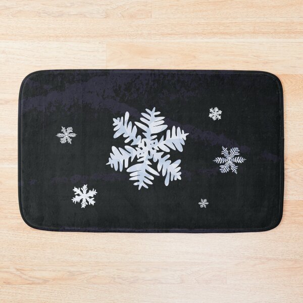 Item preview, Snowflakes winter (dark) designed and sold by frangipaniarts.