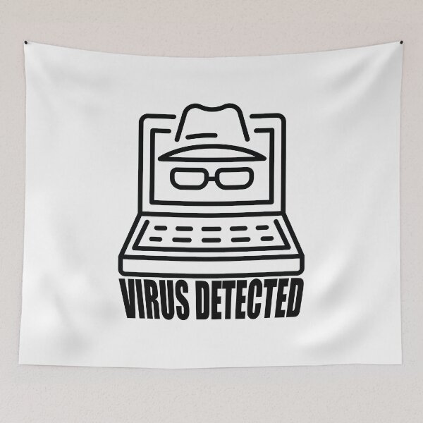 Item preview, VIRUS DETECTED designed and sold by ADAMYASS.