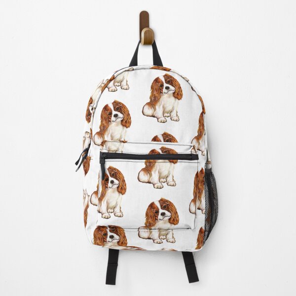 Item preview, Animal lovers Cavapoo Cavalier King Charles spaniel cute tan and white puppy dog designed and sold by Artonmytee.