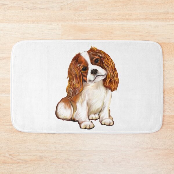 Item preview, Animal lovers Cavapoo Cavalier King Charles spaniel cute tan and white puppy dog designed and sold by Artonmytee.