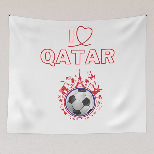 Item preview, I love Qatar, meddle east designed and sold by wisamart.
