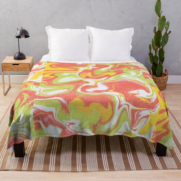 Item preview, Abstract liquid lime colors trend 2021 designed and sold by meliseflores.