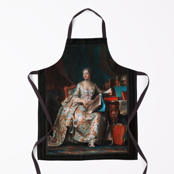 Item preview, Madame de Pompadour In Her Study by Maurice Quentin de La Tour Classical Art Reproduction designed and sold by Xzendor7 Digital Art Creations.