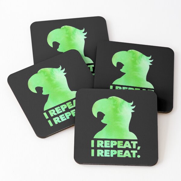 Item preview, Parrot - I Repeat - Green designed and sold by ArqDezines.