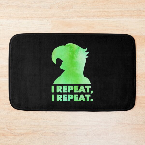 Item preview, Parrot - I Repeat - Green designed and sold by ArqDezines.