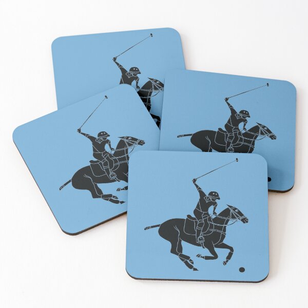 Item preview, Horse Riding Polo Player Silhouette Black designed and sold by TheInkElephant.