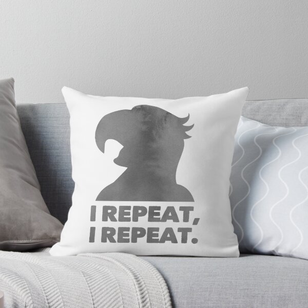 Item preview, Parrot - I Repeat - Grey designed and sold by ArqDezines.