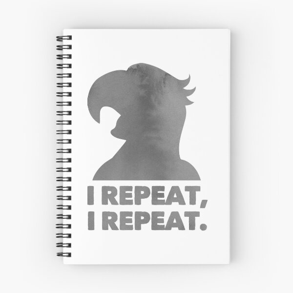 Item preview, Parrot - I Repeat - Grey designed and sold by ArqDezines.
