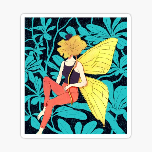 Blue Faerie Sticker