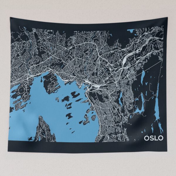 Item preview, Streets of Oslo designed and sold by ZionicArt.