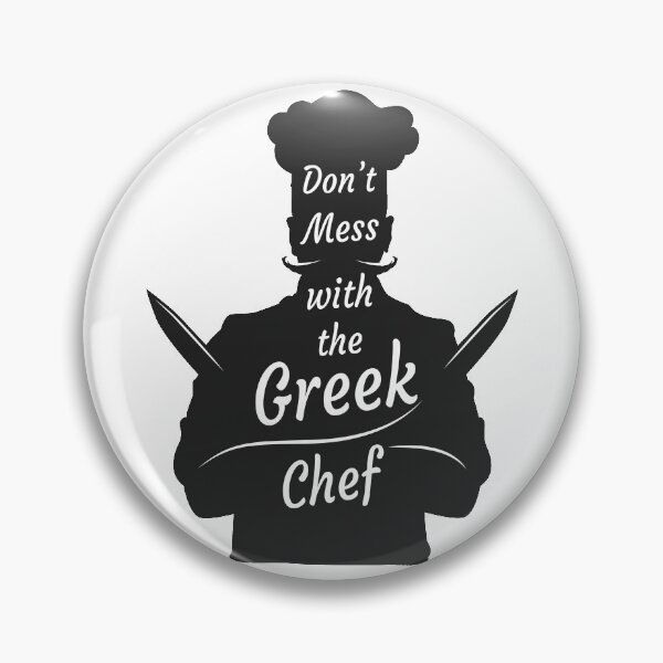 Item preview, Don't Mess With The Greek Chef designed and sold by allincrete.