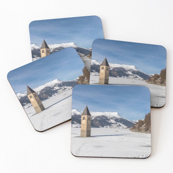 Item preview, The submerged bell tower ot Resia designed and sold by pietrofoto.