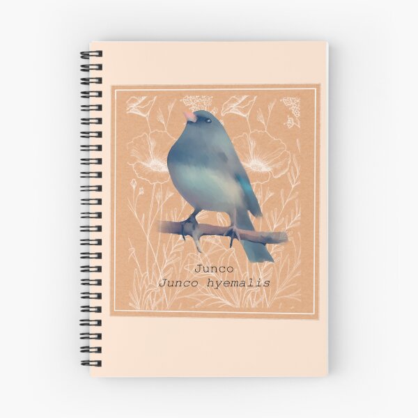 Item preview,  Junco Bird floral sticker. designed and sold by faztheartnoob.