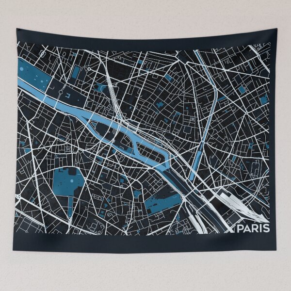 Item preview, Streets of Paris designed and sold by ZionicArt.