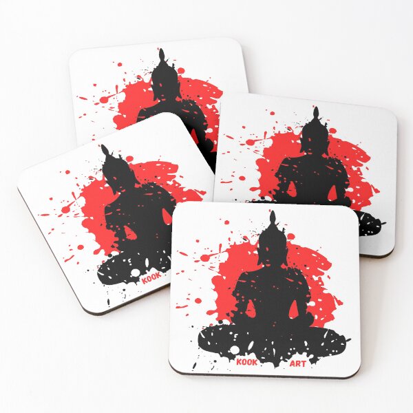 Item preview, # 48- Black Buddha - To stay while going to yoga - Kook Art designed and sold by KookArt.