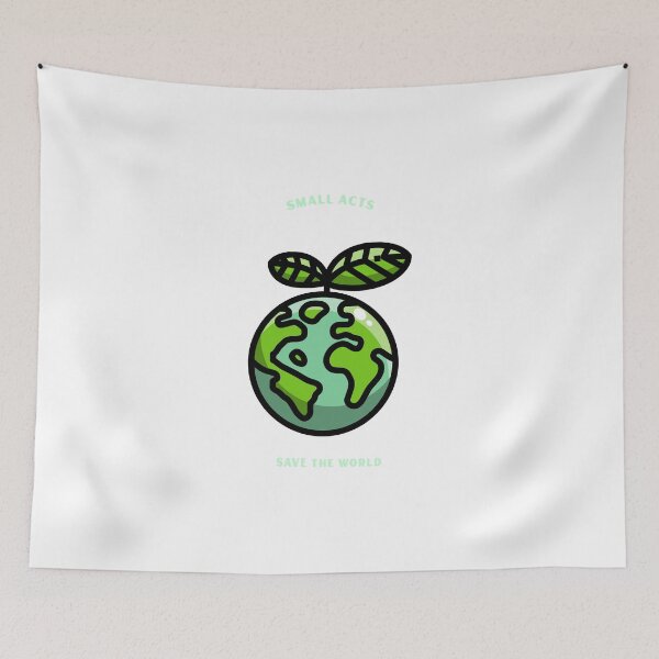 Item preview, small act save world designed and sold by TopTenTshirt.