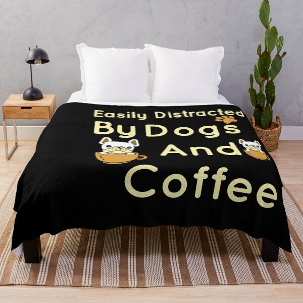 Item preview, Easily Distracted By Dogs And Coffee ,coffee gifts for Woman designed and sold by LANANIL.
