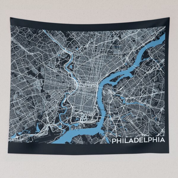 Item preview, Streets of Philadelphia designed and sold by ZionicArt.