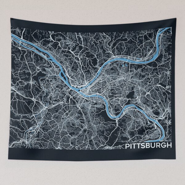Item preview, Streets of Pittsburgh designed and sold by ZionicArt.