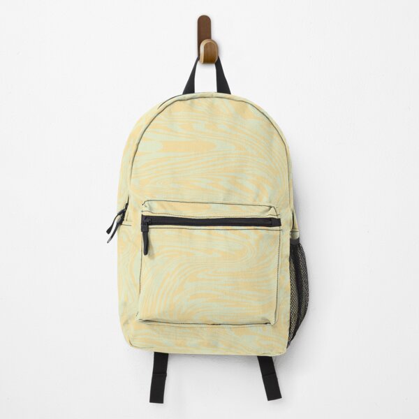 Item preview, Psychedelic Warped Marbled Checkerboard Print Pastel Yellow designed and sold by Ren Speiser.