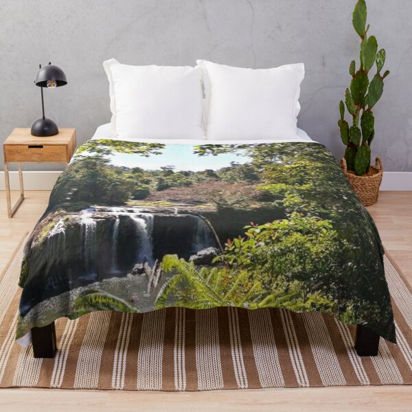 Item preview, Hidden Waterfall in the Tropical Rainforest designed and sold by Felicity-K.