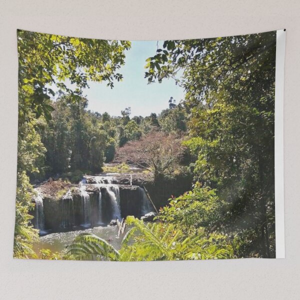 Item preview, Hidden Waterfall in the Tropical Rainforest designed and sold by Felicity-K.