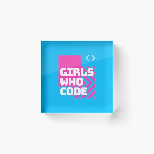 Item preview, Girls Who Code Design (Pink, Light Blue) designed and sold by Voxarto.
