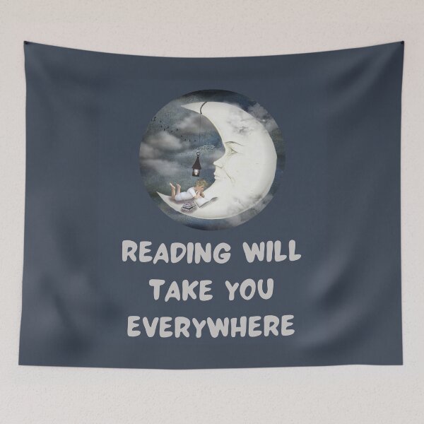 Item preview, Reading Will Take You Everywhere designed and sold by mirara.
