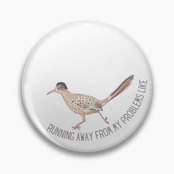 Item preview, Running away from my problems like roadrunner art designed and sold by TheWaterBirds.
