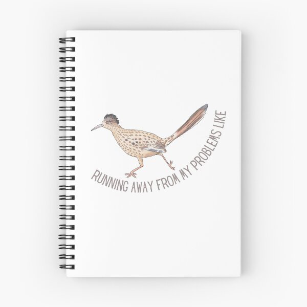 Item preview, Running away from my problems like roadrunner art designed and sold by TheWaterBirds.