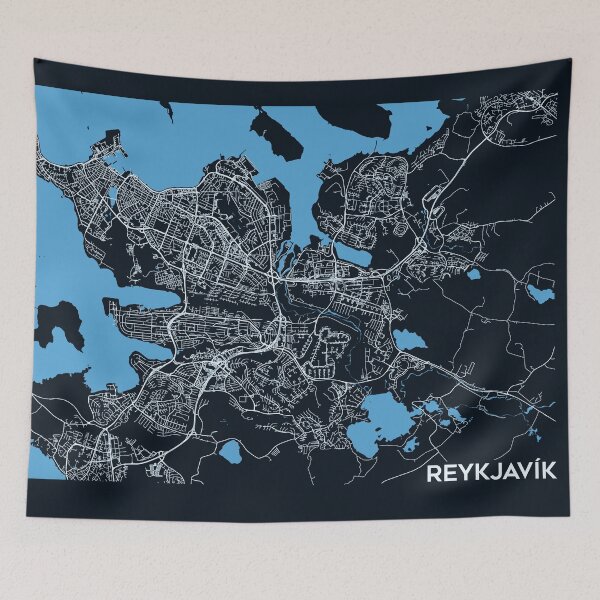 Item preview, Streets of Reykjavik designed and sold by ZionicArt.