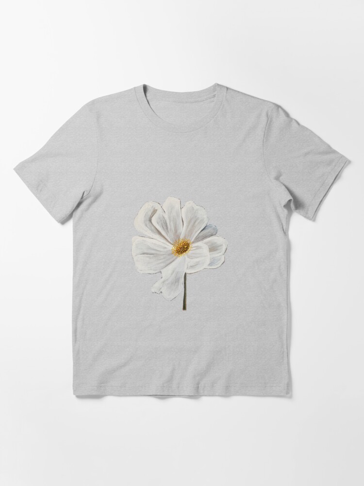Big white flower painting | Essential T-Shirt