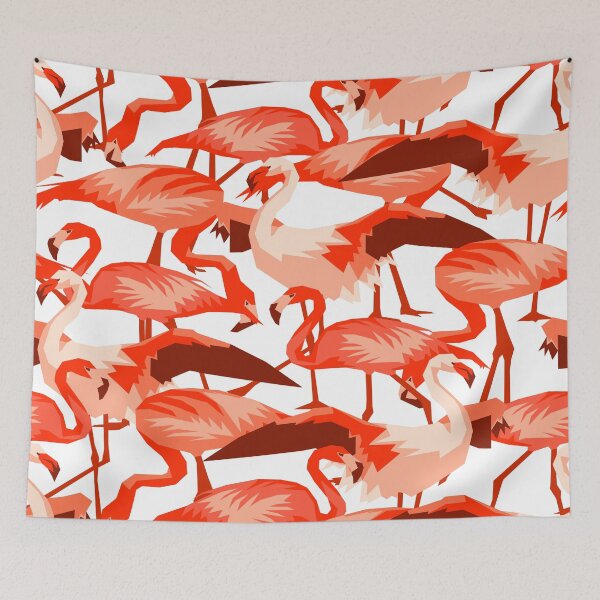 Item preview, Flamoyance Flock of Party Flamingos designed and sold by Alladin7.