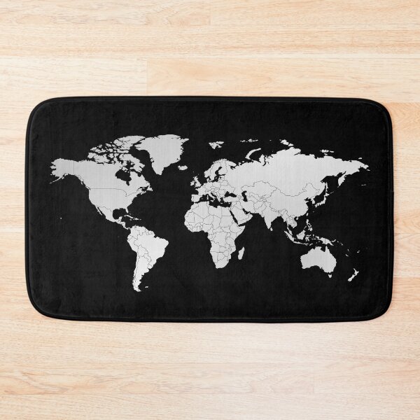 Item preview, Silver World Map designed and sold by Alo.