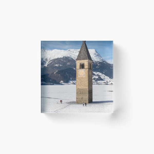 Item preview, The submerged bell tower of Resia designed and sold by pietrofoto.