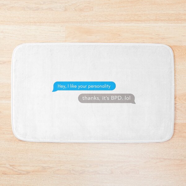 Item preview, "thanks, it's BPD. lol" designed and sold by itskatedelrey.