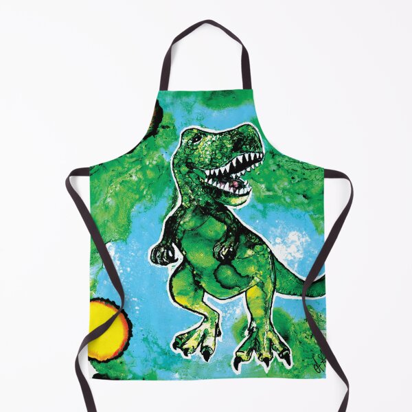 Item preview, alcohol ink dinosaur designed and sold by Clare Symington.