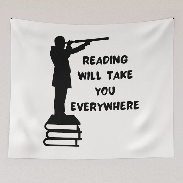Item preview, Reading Will Take You Everywhere designed and sold by mirara.