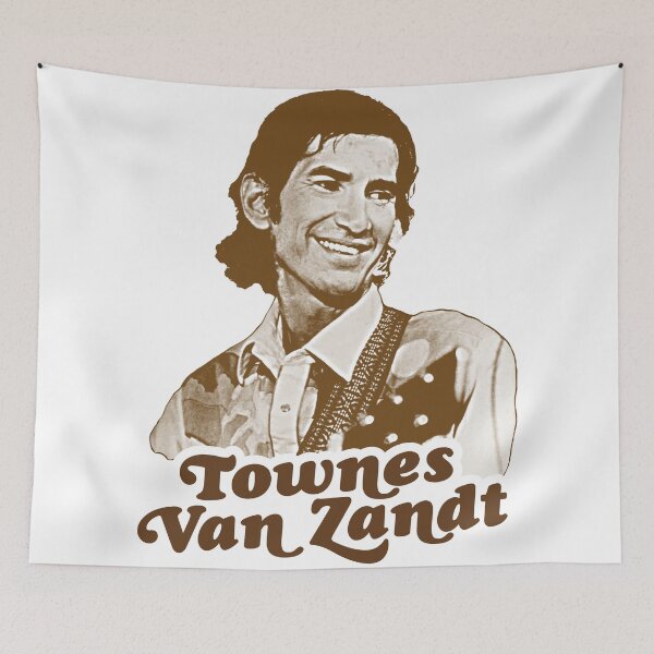 Item preview, Townes Van Zandt - Live is to Fly Retro FanArt designed and sold by acquiesce13.