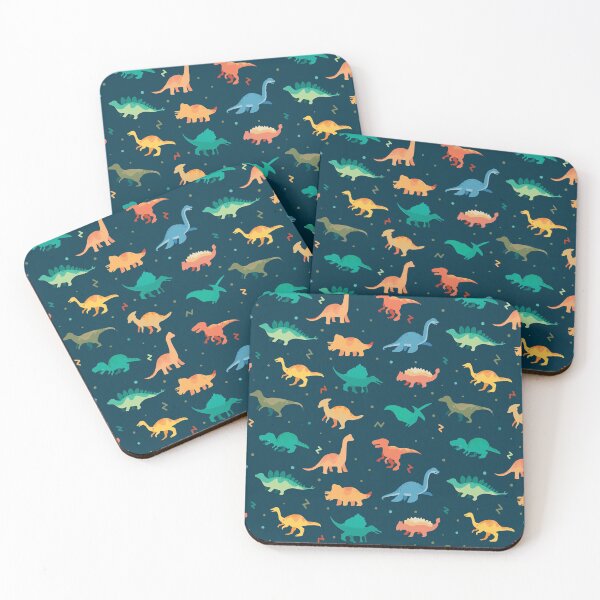 Item preview, Cute Dinosaurs Pattern designed and sold by Vector Scout Lab.