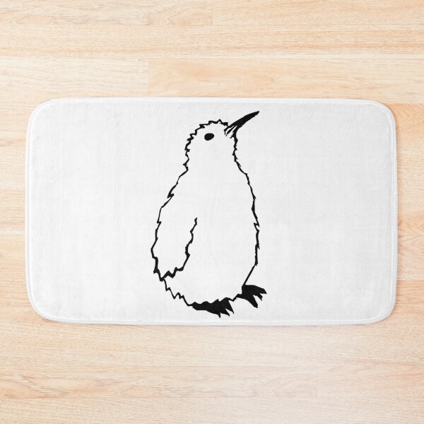 Item preview, penguin baby chick outline designed and sold by MiraNomegusta.