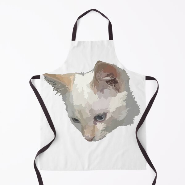 Item preview, white kitten head digital designed and sold by valeriedumdum.