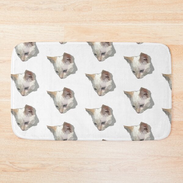 Item preview, white kitten head digital designed and sold by valeriedumdum.