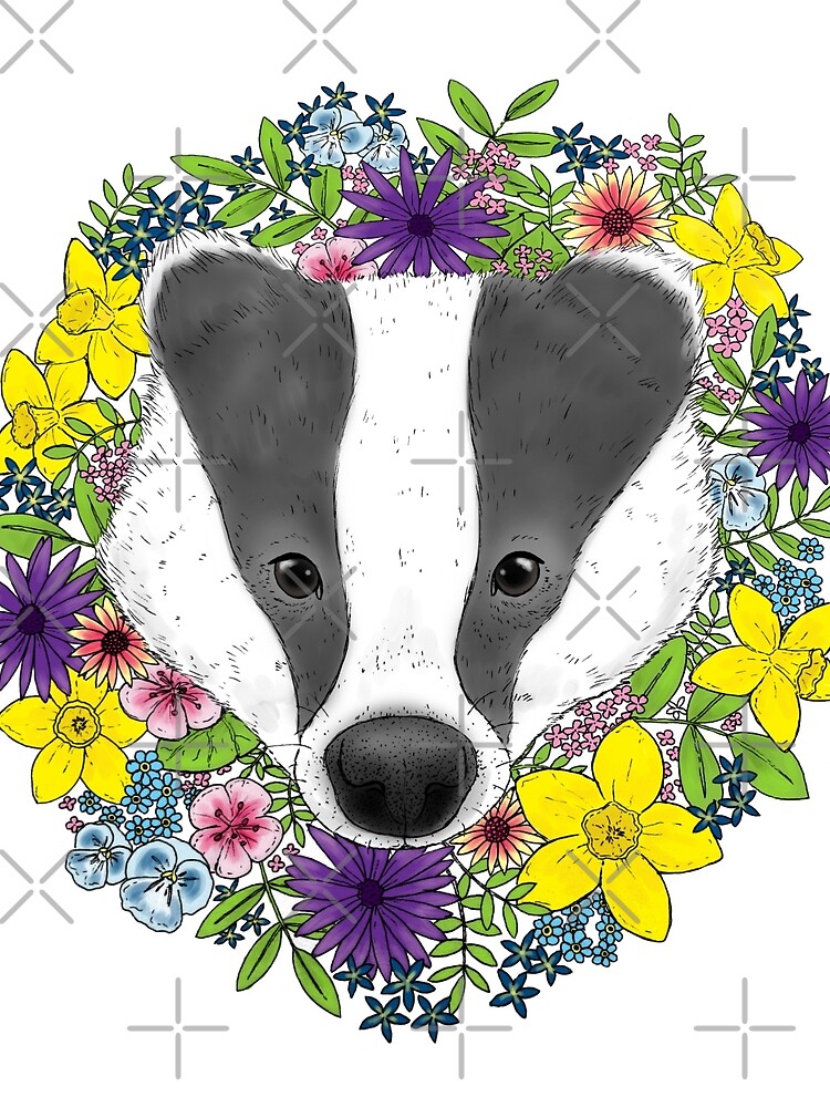 Spring Badger by sillybadger