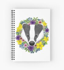 Spring Badger Spiral Notebook